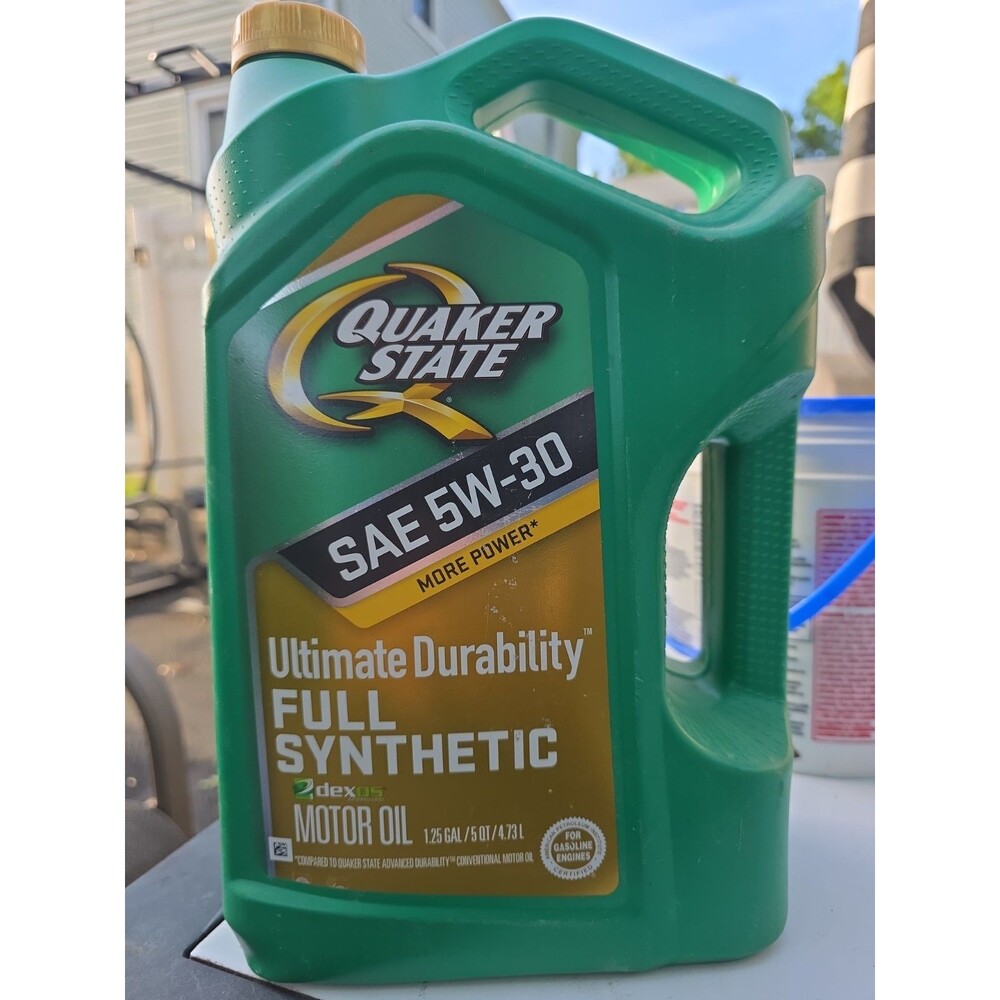 3 Pack Quaker State 5W-30 Full Synthetic Motor Oil 5 Quart Each 15 Qt Total